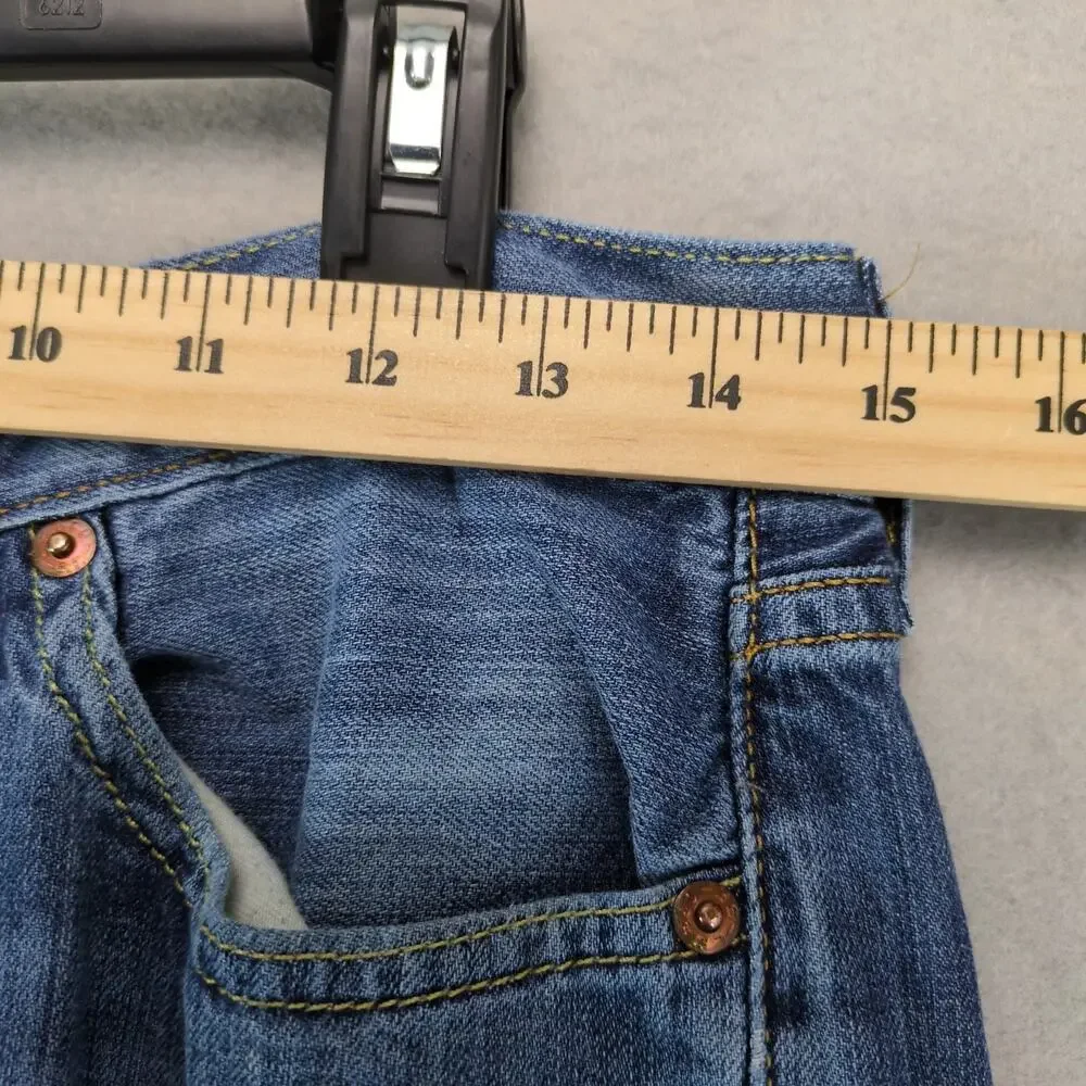 Levi's 514 Straight Fit Jeans‎ Men's 30x29 Medium Wash 100% Cotton Low-Rise 2016